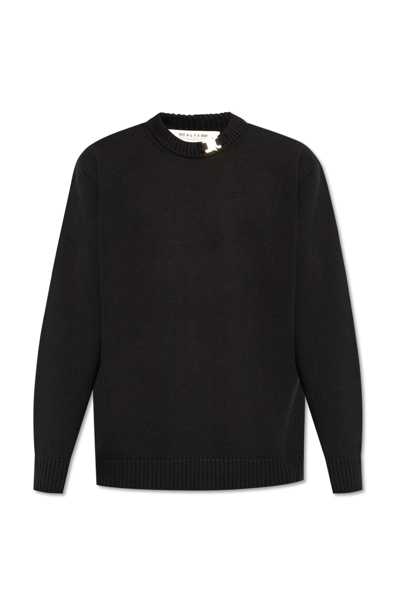 Black Sweater with signature buckle 1017 ALYX 9SM